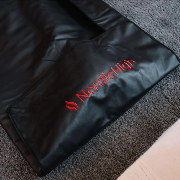 NordicHigh infraroed saunataeppe Pro logo i bund