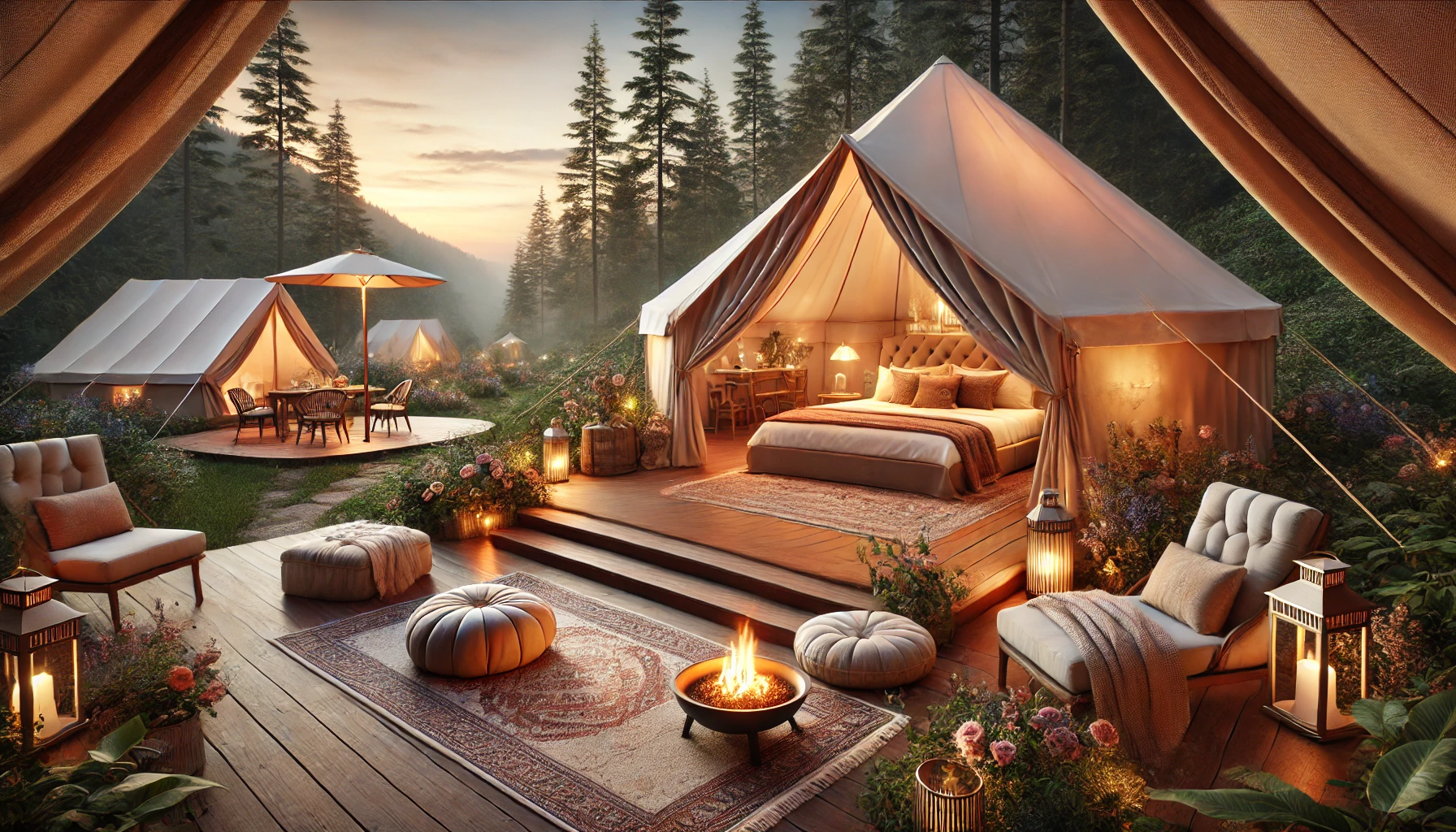 Kombiner Varme og Luksus: Glamping med Infrarøde Produkter
