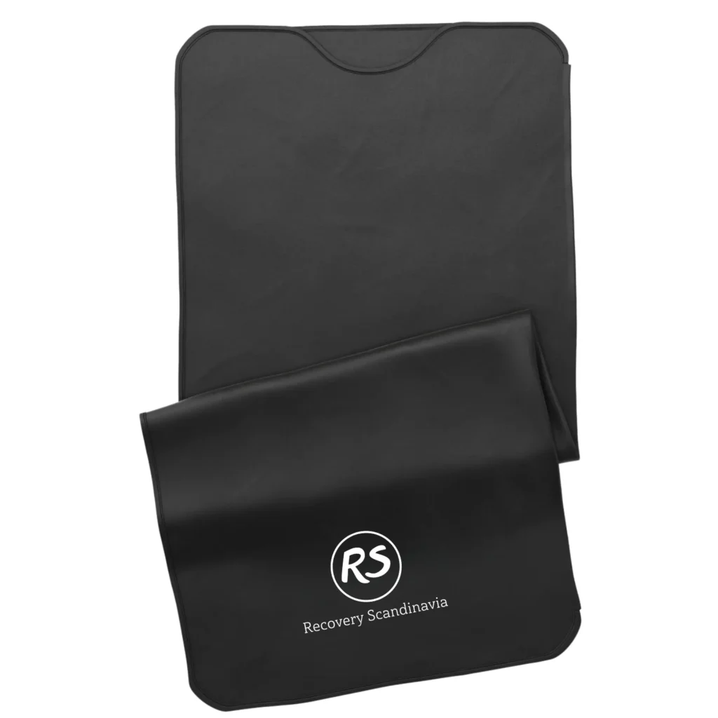 RecoveryScandinavia-InfrarødSaunatæppe-3ny Recovery Scandinavia infrarød saunatæppe med fold på midten